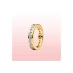 Hector&Co. Jewellery Gümüş Gold Renk Tamtur Kanallı Yüzük