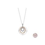 Hector&Co. Jewellery Gümüş İki Renkli Halka Kolye Ucu Ve Kolye