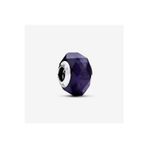 Hector&Co. Jewellery Kesme Yüzeyli Lacivert Murano Cam Charm