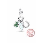 Hector&Co. Jewellery S925 Dört Yapraklı Yonca Kalp Ve At Nalı Üçlü Sallantılı Charm