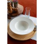 Heda Porselen Satürn 27 cm Porselen Makarna Tabağı - Kırık Beyaz