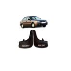 Heda Tex Hyundai Accent Yumurta Kasa Accent Yazılı 2'Li Tozluk Çamurluk Paçalık