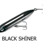 Heddon Lures Super Spook Jr. Su Üstü Black Shiner Suni Yem