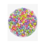 Hedef Bijuteri 25 gr 8 mm 130'lu Pastel Karışık Renkli Plastik Kalp Model Boncuk Takı Yapımı