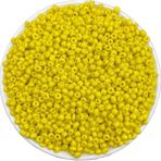 Hedef Bijuteri 50 Gramsarı Renk Mat Cam Kum Boncuk , Takı Yapım Boncuğu (50GR,~600 Adet)