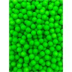 Hedef Bijuteri 8mm Deliksiz Yeşil Renk Mat Neon Fosforlu Çakma Boncuk,deliksiz Neon Akrilik Boncuk (50GR ~170 Adet)