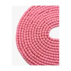 Hedef Bijuteri Lino Boncuk, Pembe Renk Polimer Kil Lino Hamur Boncuk DIZISI,6X6MM Silindir 40CM Dizi Fimo