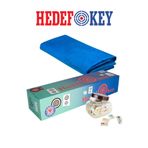 Hedef Plastik Istaka okey Takımı Çuha Mavi Masa Örtüsü Set