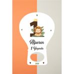 Hedef Plus 10 Adet Açacak Magnet 1 Yaşında Aslan Figurlu Doğum Günü, Bebek Magnet Hediyelik (Jeletinli)