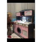 Hedefixtoys Hazeran Şıklığında Ahşap Oyuncak Mutfak