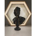 Hedgehog Art Shop Apollo 'Gold Streak' Dekoratif Heykel, Pop Art Roma Yunan Heykelleri