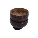 Hedicaret Hindistan Cevizi Kase 2 Adet Coconut Bowl Pürüzsüz Mat Çerezlik Sosluk