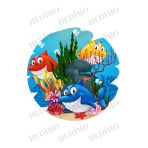 Hedimo Shark Resimli Yenilebilir Pasta Ve Kurabiye Baskı Kağıdı