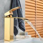 Hedi's Şelale Gold Lavabo Bataryası