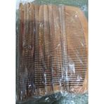 Hedivio Ahşap Tarak 12'li Paket Dar Dişli Oval