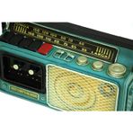 Hedivio Dekoratif Metal Radyo Kumbara Vintage Biblo Hediyelik
