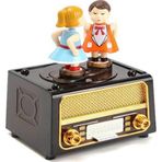 Hedivio Radyo Müzikli Müzik Kutusu Kurmalı Dekoratif Hediyelik