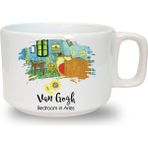 Hediyara Van Gogh Baskılı Seramik Beyaz Kahve Kupası - 199 ml