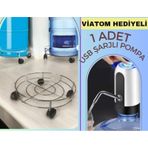 Hediye 1 Ad Damacana Pompası Tüp Altlığı, Damacana Altlığı Metal