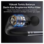 Hediye Bahçesi 4 Başlıklı Uzun Saplı Ergonomik Profesyonel Sporcu Masaj Tabancası - Renkli