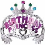 Hediye Bahçesi Birthday Prenses Yazılı Çocuk Parti Tacı