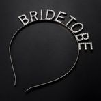 Hediye Bahçesi Gümüş Kaplama Kristal Taşlı Bride To Be Gelin Tacı