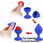 Hediye Bahçesi Mavi Renk Sihirli Kupa Top Kaybetme Oyunu 7 cm - Renkli - Belirtilmemiş