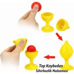 Hediye Bahçesi Sarı Renk Sihirli Kupa Top Kaybetme Oyunu 7 cm - Renkli - Belirtilmemiş