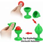 Hediye Bahçesi Yeşil Renk Sihirli Kupa Top Kaybetme Oyunu 7 cm - Renkli - Belirtilmemiş