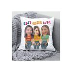 Hediye Deposu Kişiye Best Friend Sister Tasarımlı Yastık Arkadaşa Hediye