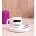 Hediye Dükkanı Kişiye Özel Anne Kelime Anlamı Concept Türk Kahvesi Fincanı