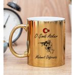 Hediye Dükkanı Kişiye Özel Askere Hediye Gold Kupa Bardak