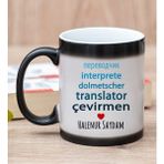 Hediye Dükkanı Kişiye Özel Çevirmen Sihirli Kupa Bardak