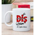 Hediye Dükkanı Kişiye Özel Diş Hekimi Beyaz Kupa Bardak