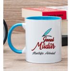 Hediye Dükkanı Kişiye Özel Genel Müdür Mavi Kupa