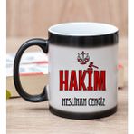 Hediye Dükkanı Kişiye Özel Hakim Sihirli Kupa Bardak
