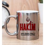 Hediye Dükkanı Kişiye Özel Hakim Silver Kupa Bardak