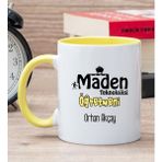 Hediye Dükkanı Kişiye Özel Maden Teknolojisi Öğretmeni Sarı Kupa Bardak