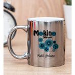 Hediye Dükkanı Kişiye Özel Makine Teknisyeni Silver Kupa Bardak