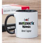 Hediye Dükkanı Kişiye Özel Matematik Mühendisi Siyah Kupa Bardak