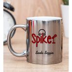 Hediye Dükkanı Kişiye Özel Spiker Silver Kupa Bardak