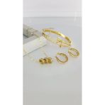 HEDİYE Gold Çelik Takı Seti 311