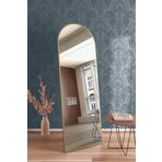 hediye kapında "Lilia" Oval Metal Çerçeveli Ayaklı Influencer Boy Aynası 180x60 Cm