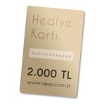 Hediye Kartı 2.000 TL (Basılı)