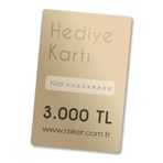 Hediye Kartı 3.000 TL (Basılı)