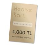 Hediye Kartı 4.000 TL (Basılı)