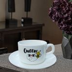 Hediye Kesesi Kişiye Özel Anneler Günü Queen Mom Temalı Fincan Hk2646