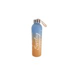 Hediye Kesesi Kişiye Özel Renkli 750 ml Motivasyon Cam Su Matarası HK2709