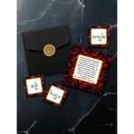 Hediye Kombini Sevgiliye Lüks Mühürlü Zarfta Aşk Mektubu Anlamlı, Romantik Hediye Kartları Aşk Kartpostal 1MKTP1E