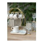 Hediye Köşkü 25 parça Gold Askılı Kahve Sunum Seti, full set ,